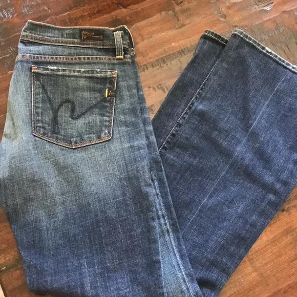 Vintage Y2K citizens of Humanity Ingrid #002 Low Waist Flair Jeans Size 29 - Picture 8 of 16